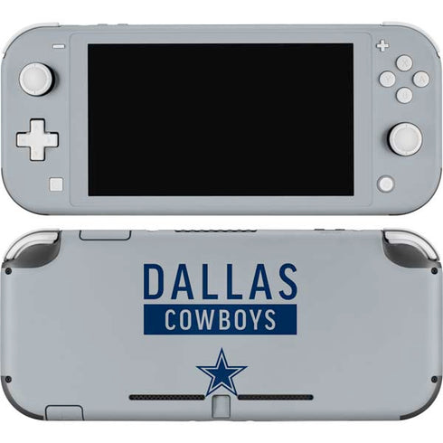 NFL Dallas Cowboys Silver Performance Series Nintendo Switch Lite Skin